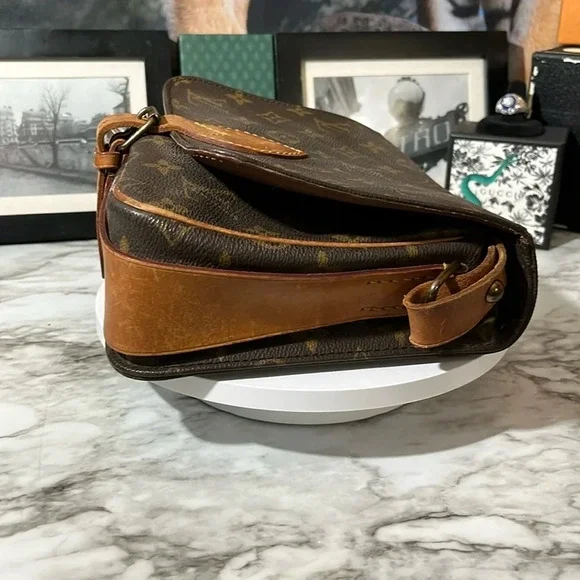 LOUIS VUITTON CARTOUCHIERE MM SHOULDER BAG PURSE MONOGRAM - Picture 5 of 17